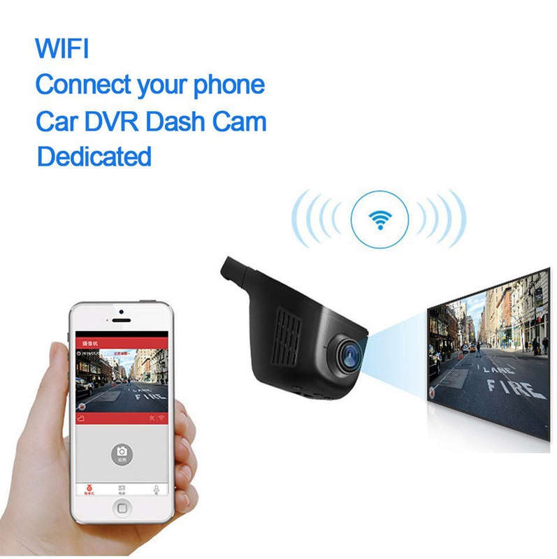 Full HD Hidden Car DVR with WiFi