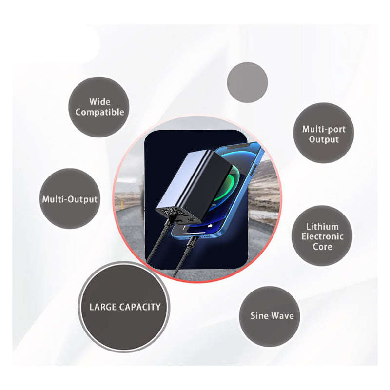 100W PD Super Fast Charging Portable Power Bank -30000mAh Q-CD1013