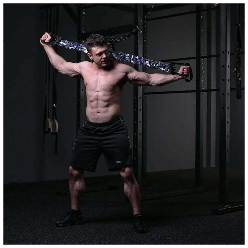 Adjustable Chest Expander with Resistance Bands F34-8-688