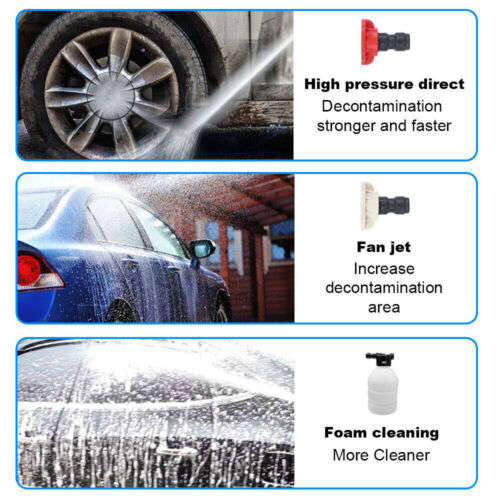 48V Cordless High Pressure Washer Cleaning Spray Machine Gun RF-46B