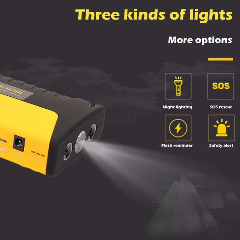 99800mAh 12V Automobile Emergency Jump Starter With Powerbank And LED Light NG-65