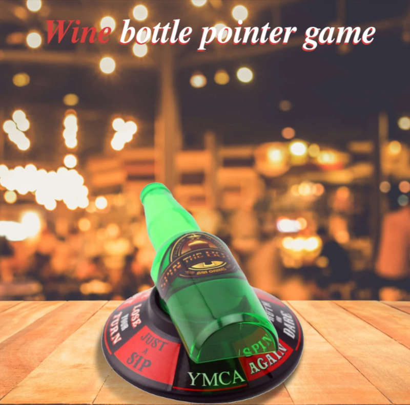 Rotatable Pointer Drinking Bottle Game F69-38-16