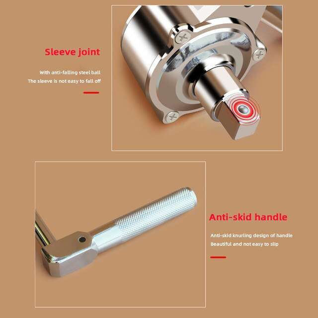 1/2" Torsional Torque Multiplier Wrench Lug Nut Remover CTC-698