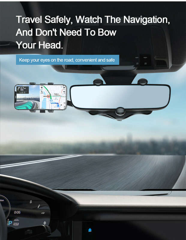 Rearview Mirror Phone Holder Q-ZJ008