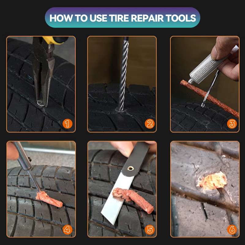 27Pcs Of Tire Repair Kit With Storage Box CTC-699