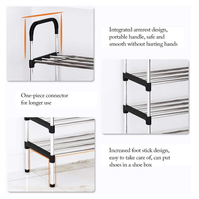 60x30x110cm Lightweight  6-Layer Shoe Rack TK-SR06