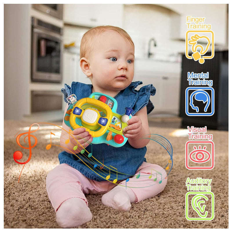 Baby's Car Seat Steering Wheel Toy YG-332