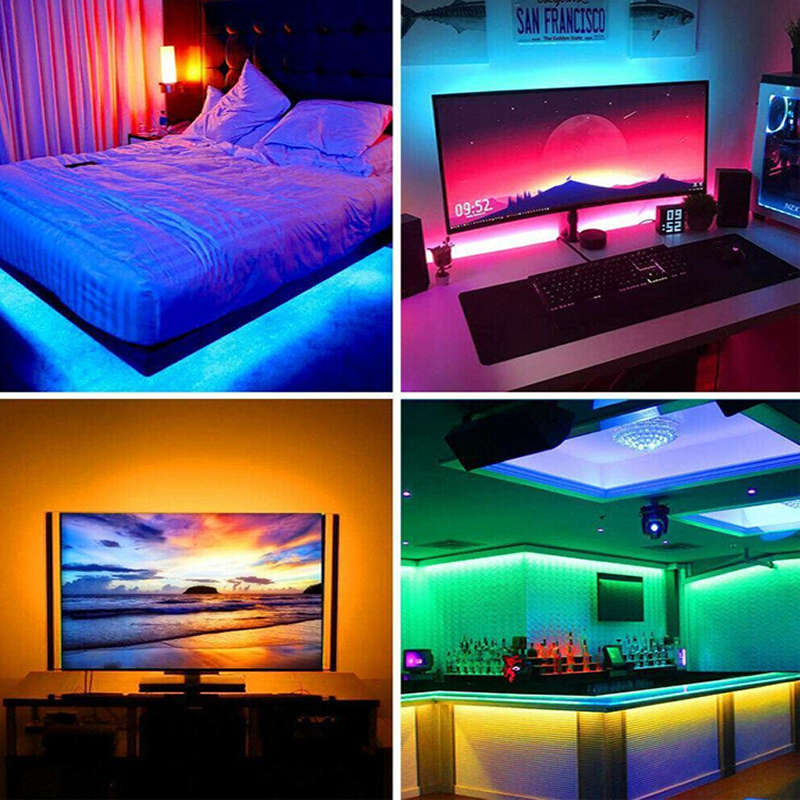 LED Lights 5M Color Changing Strip Lights 12V/DC 5050RGB