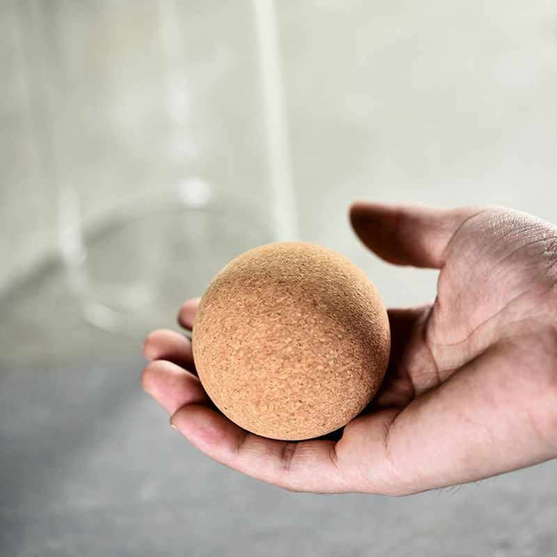 3-Pieces Of Glass Jar With Wooden Lid Ball