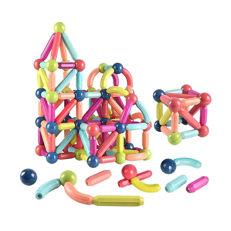 64 Piece Of Construction Magnetic Building Blocks Set AY-129