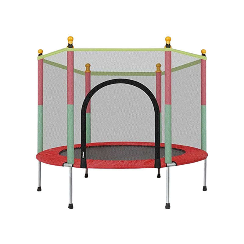 Outdoor Kids Trampoline With Safety Enclosure Net