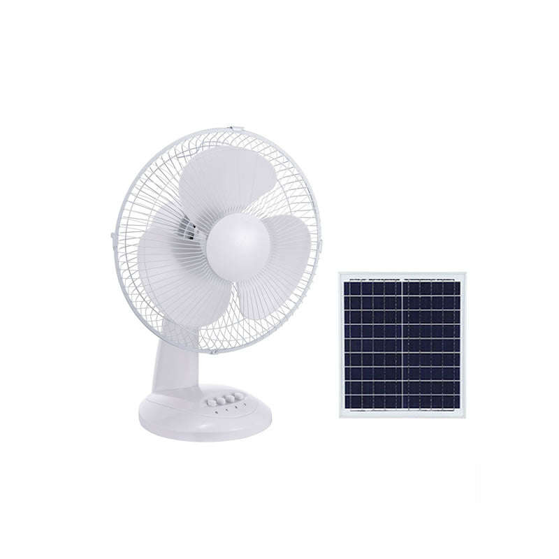16 Inch 10W Solar Panel 12W 9V Rechargeable Solar Table Fan- JG20375107