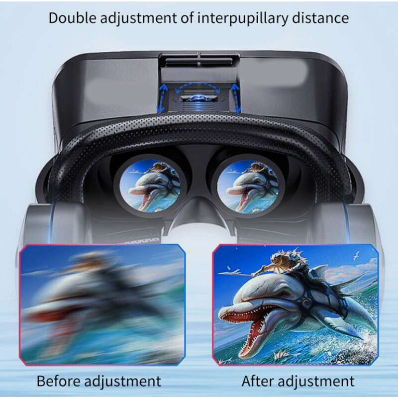 3D Clear Virtual Reality VR Glasses Q-VR8