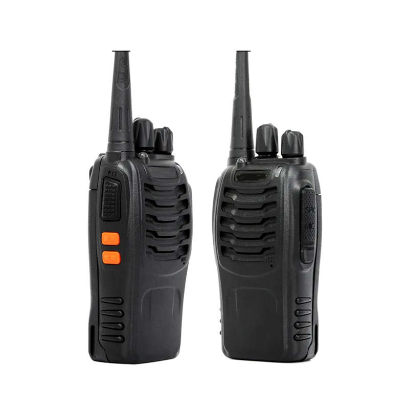 2-Piece 10km Handheld Crystal Clear Sound Walkie Talkie Set CA-53
