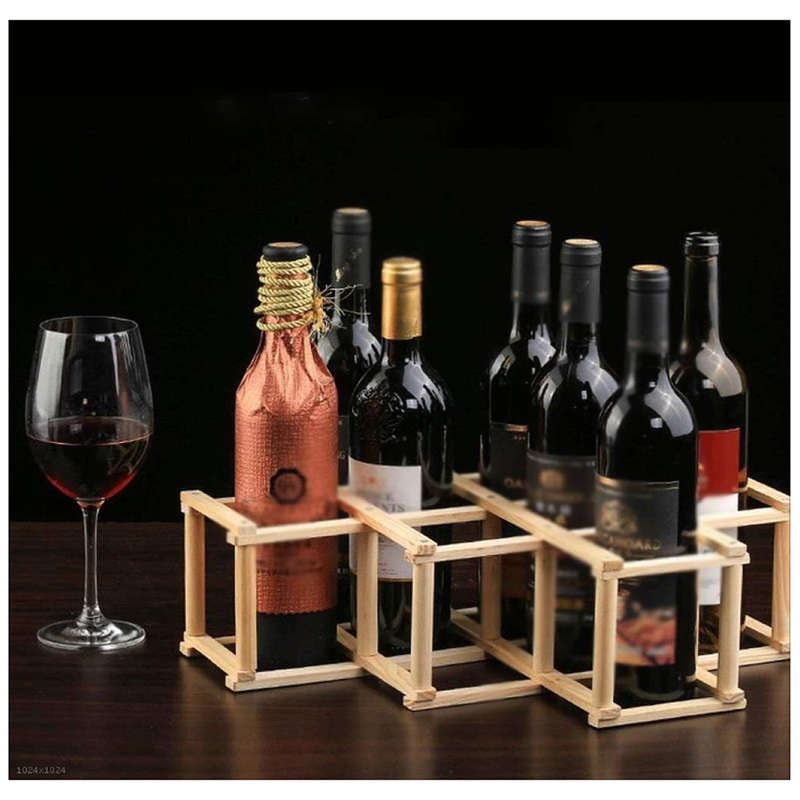 Collapsible Wooden Wine Bottle Rack IL-43