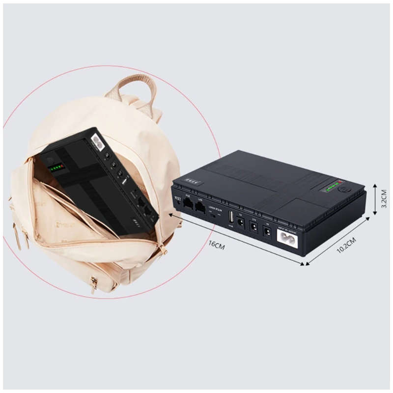Portable DC UPS 24000mAh Mini,