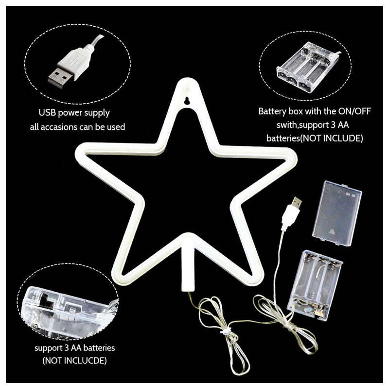Star Sign Home Decoration LED Modeling Lamp FA-A8 BLUE
