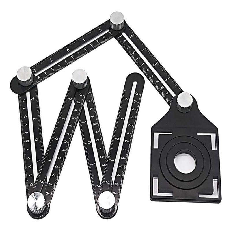6-Folding Tile Marking Measuring Ruler AY125-005