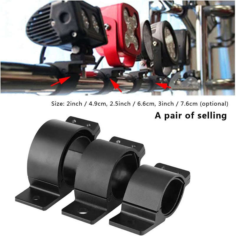 2 Pcs LED Light Bar Mounting Bracket Bull Bar NG-23
