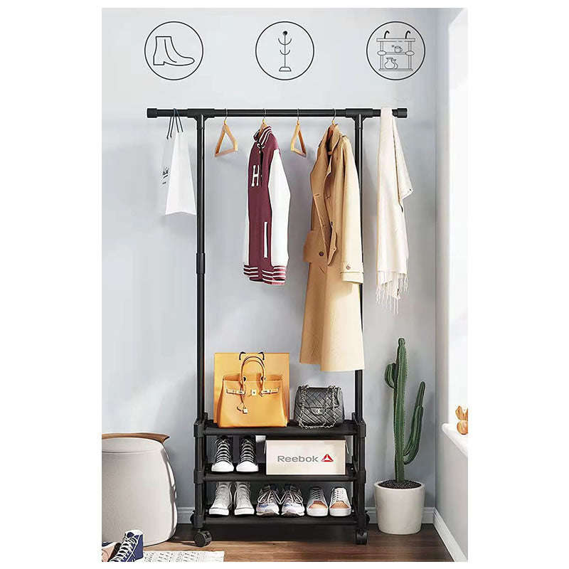 3-Tier Clothes and Shoe Organizer with 360 Wheels RK-38