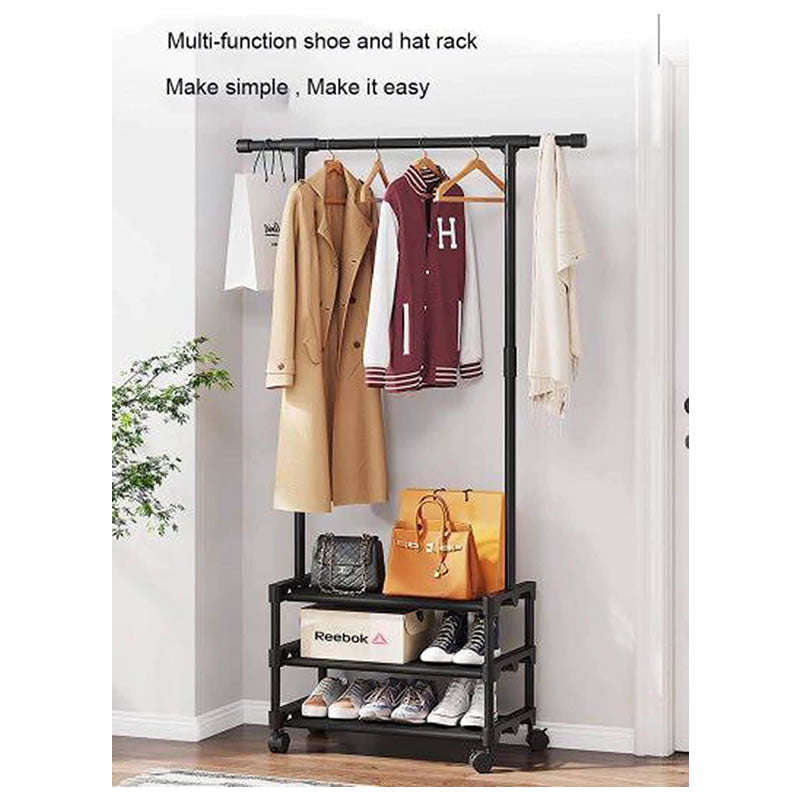 3-Tier Clothes and Shoe Organizer with 360 Wheels RK-38