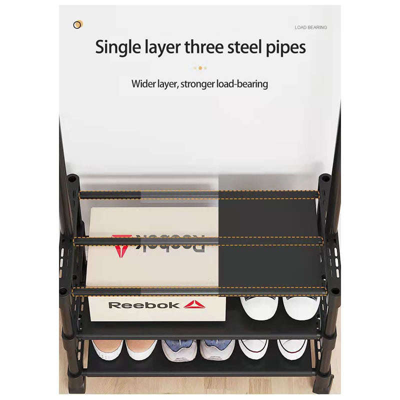 3-Tier Clothes and Shoe Organizer with 360 Wheels RK-38