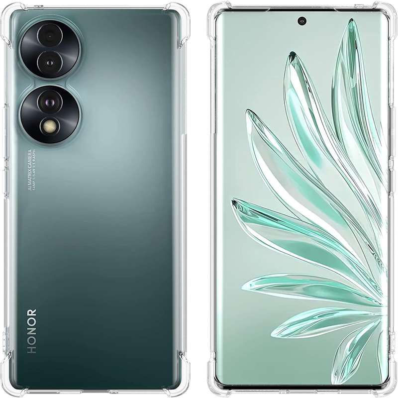 Protective Shockproof Gel Case for Honor 70 (2022) - Transparent