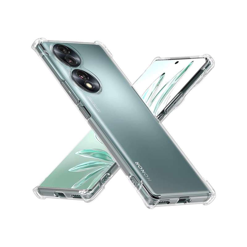 Protective Shockproof Gel Case for Honor 70 (2022) - Transparent