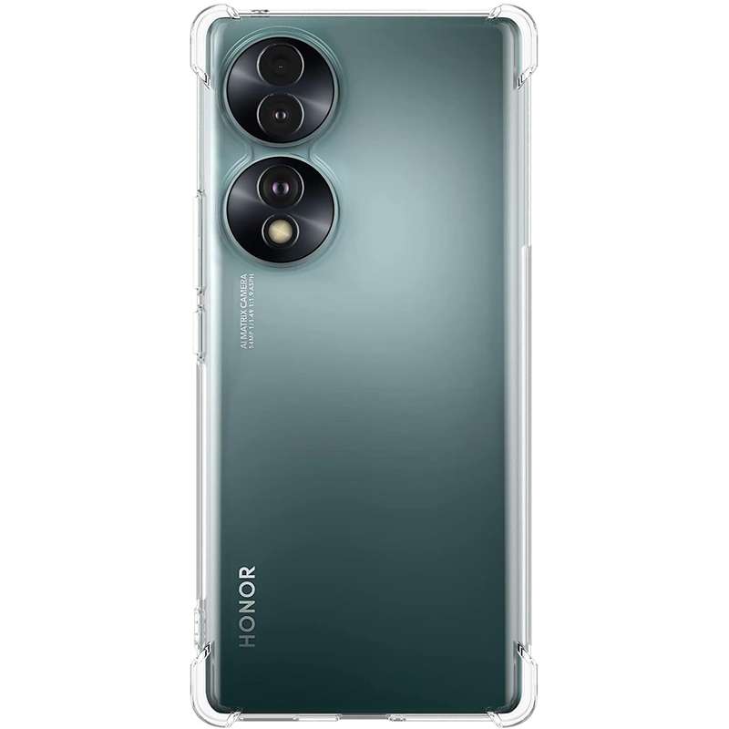 Protective Shockproof Gel Case for Honor 70 (2022) - Transparent