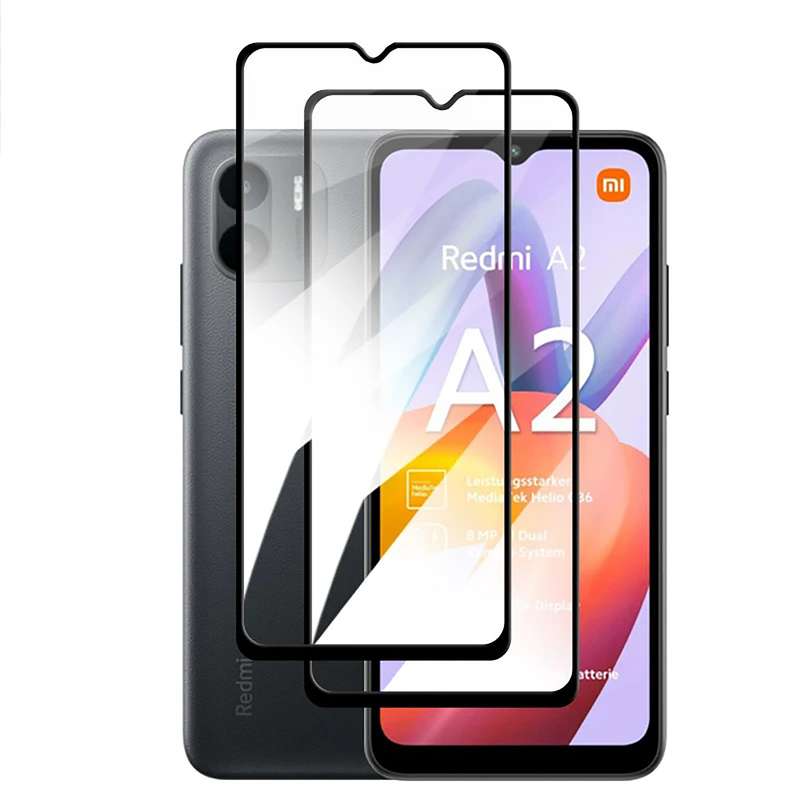 Tempered Glass Screen Protector for Xiaomi Redmi A2 (2023)(Pack of 2)