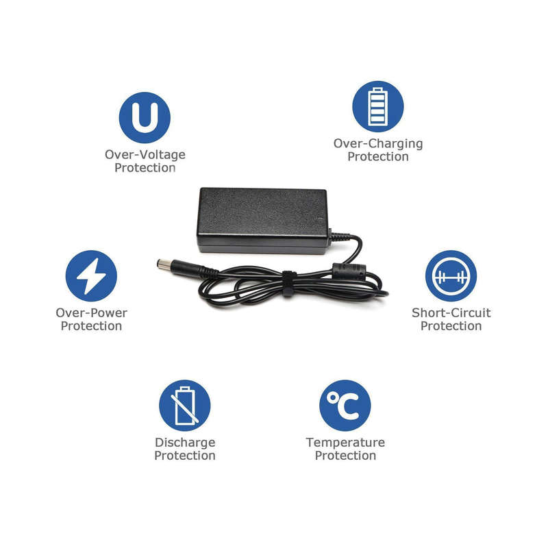 Laptop Charger AC Adapter Power Supply for DELL 65W  (8 SIDE PIN)