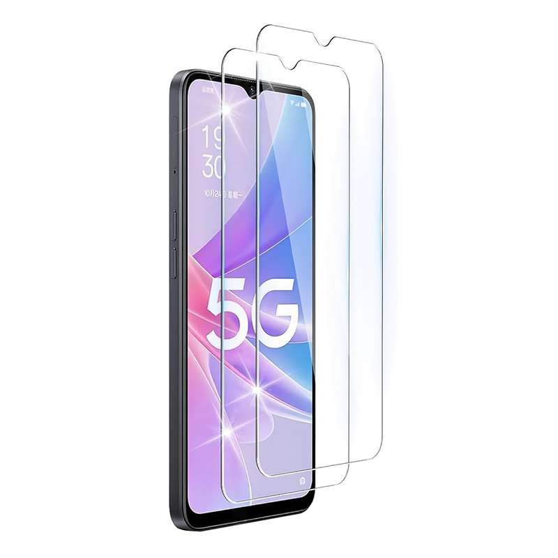 Tempered Glass Screen Protector for Oppo A78 (2023)(Pack of 2)