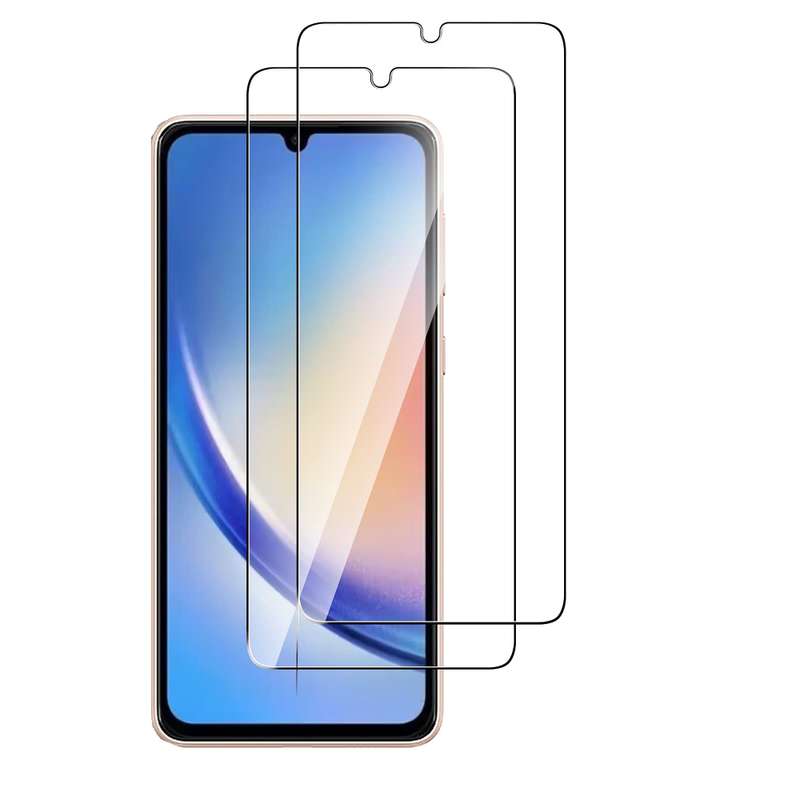 Tempered Glass Screen Protector for Samsung Galaxy A34 (2023)(Pack of 2)