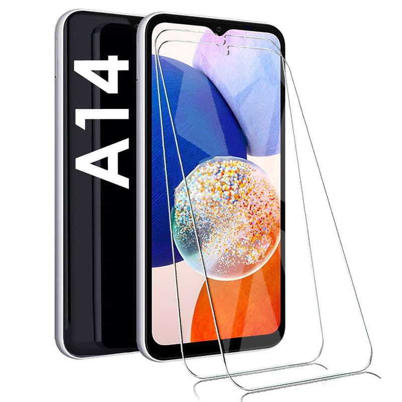 Tempered Glass Screen Protector for Samsung Galaxy A14 (2023)(Pack of 2)