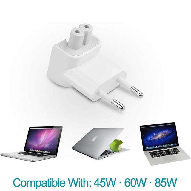 EU MagSafe Connector Mac AC Wall Adapter Head Plug Duckhead / Ducktail