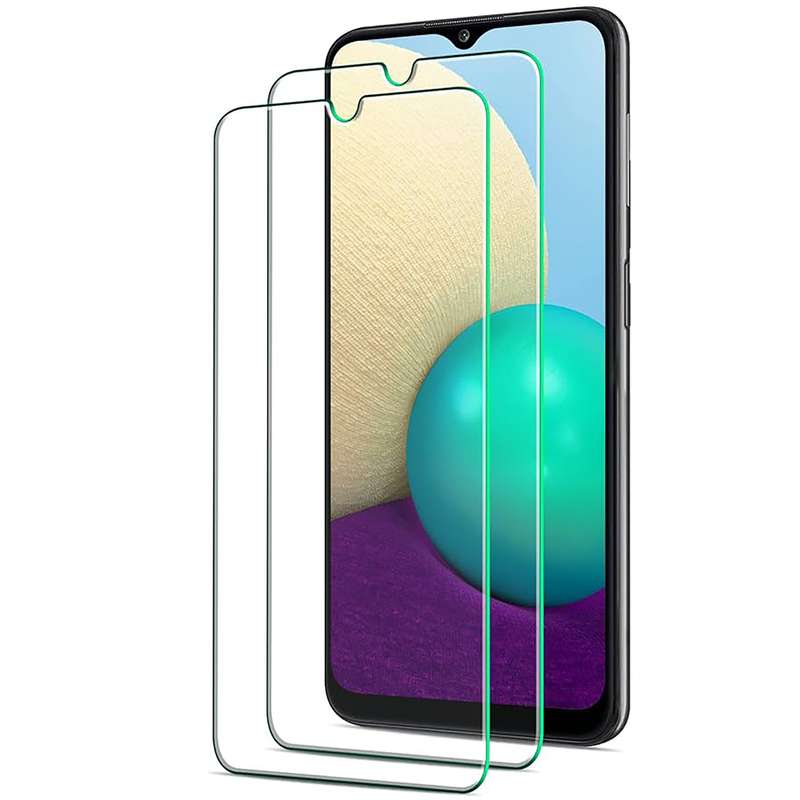 Tempered Glass Screen Protector Samsung Galaxy A02 (2021) (Pack of 2)