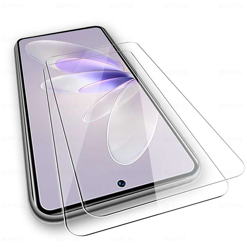 Tempered Glass Screen Protector for Vivo V27e (2023)(Pack of 2)