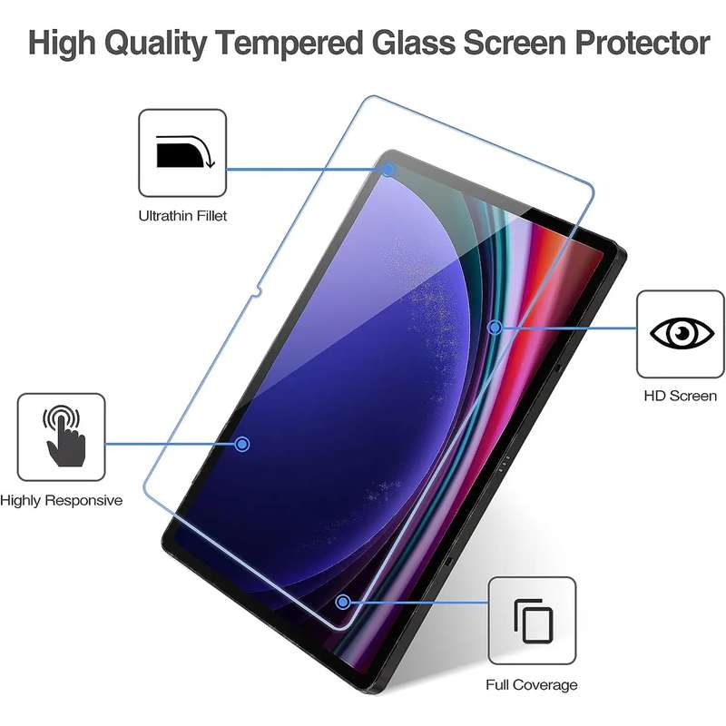 Tempered Glass Screen Protector for Samsung Galaxy Tab S9 (2023)