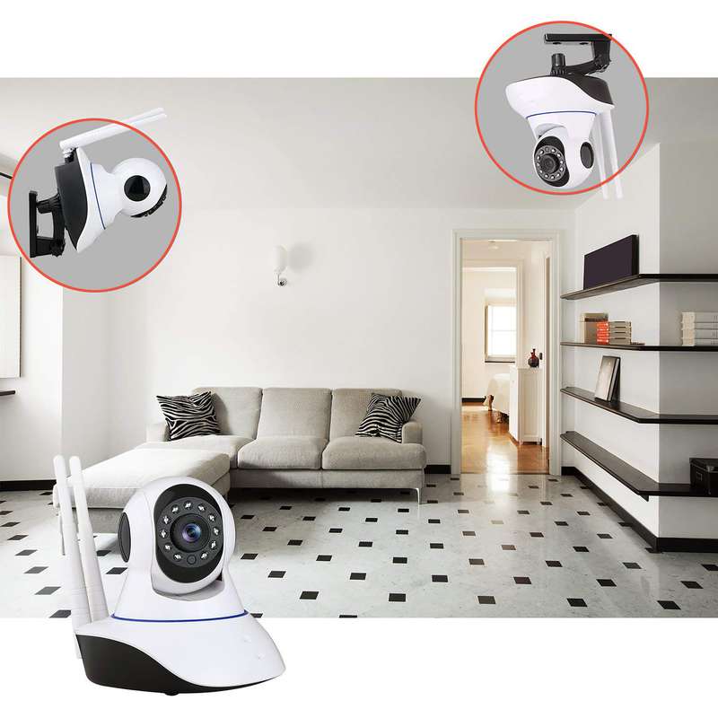 Dual Antenna P2P Wireless 720P P/T IP Camera Cam Network Camera