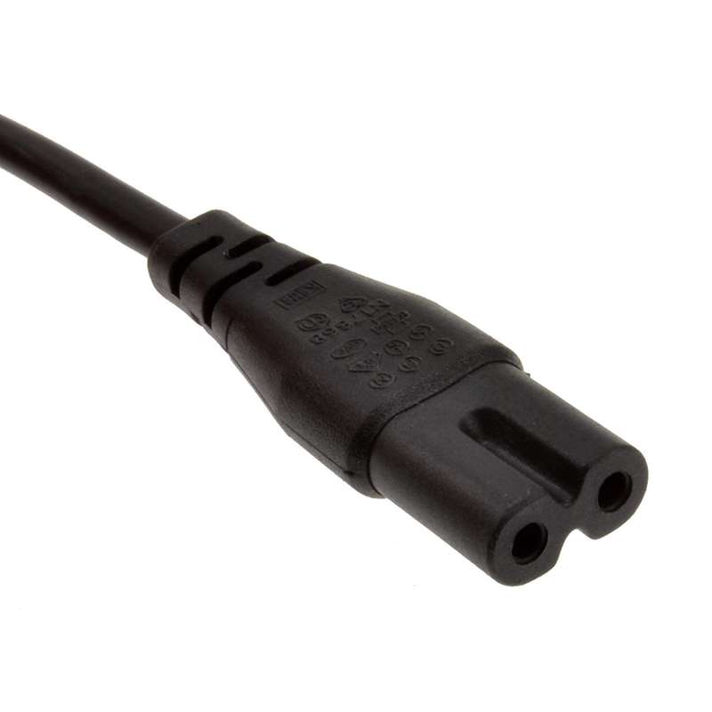 Euro Figure-8 Power Cord 2 Pin (C7/C8)