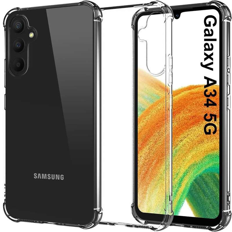 Protective Shockproof Gel Case for Samsung Galaxy A34 (2023)