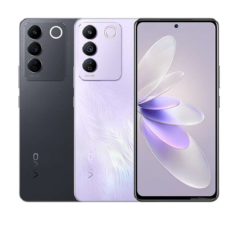 Tempered Glass Screen Protector for Vivo V27e (2023)(Pack of 2)