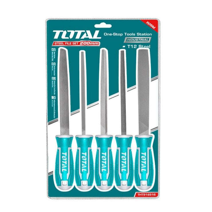 Total 5 Piece Steel File Set