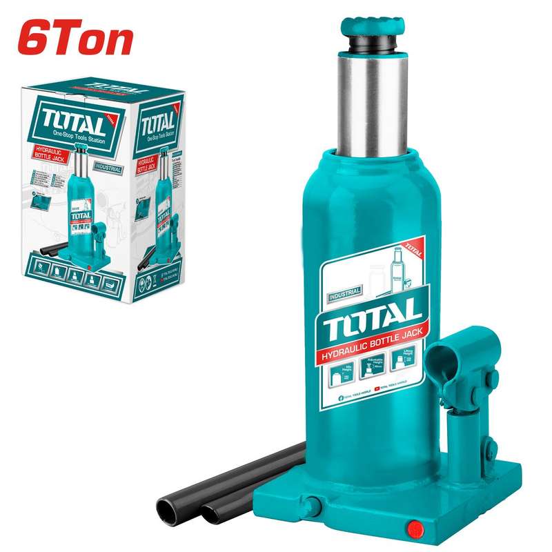 Total Hydraulic Bottle Jack - 6 Ton