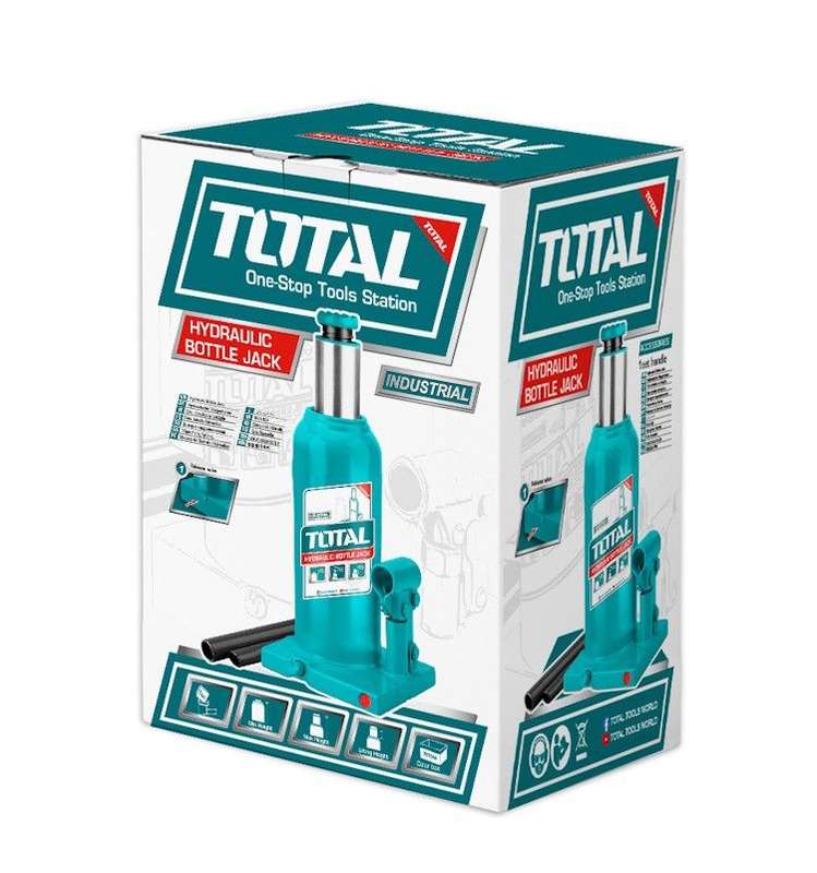 Total Hydraulic Bottle Jack - 6 Ton