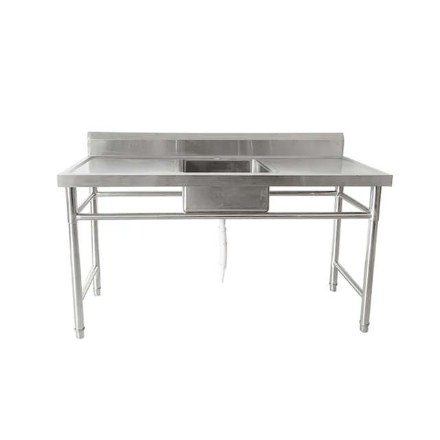 Single Bowl Prep Sink  - 1700mm x 700mm x 900mm High - LHS & RHS Work Area