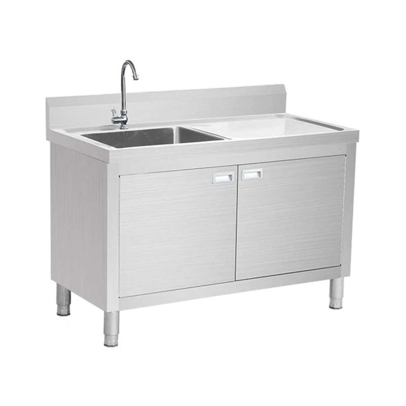 Single Bowl Sink Cabinet - 1700mm x 700mm x 900mmH -  RHS WORK AREA