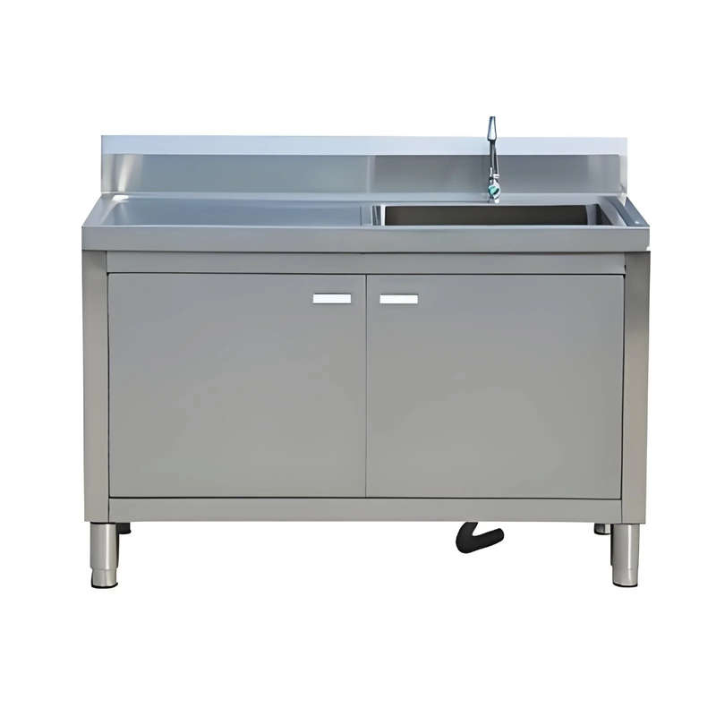 Single Bowl Sink Cabinet - 1700mm x 700mm x 900mmH - LHS Work Area