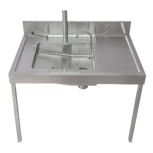 Bedpan Sluice Sink -  1200 X 600 X 1350 mm