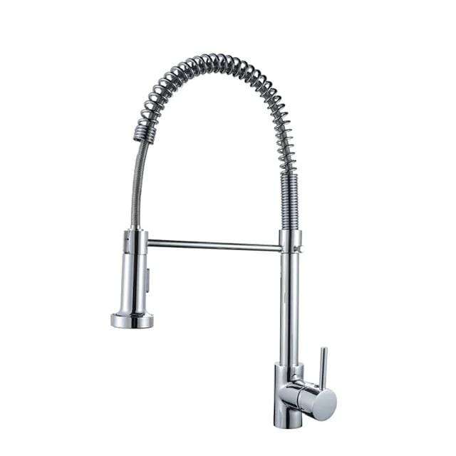 Kitchen Mixer Tap with Pull Out Neck and Trigger Nozzle